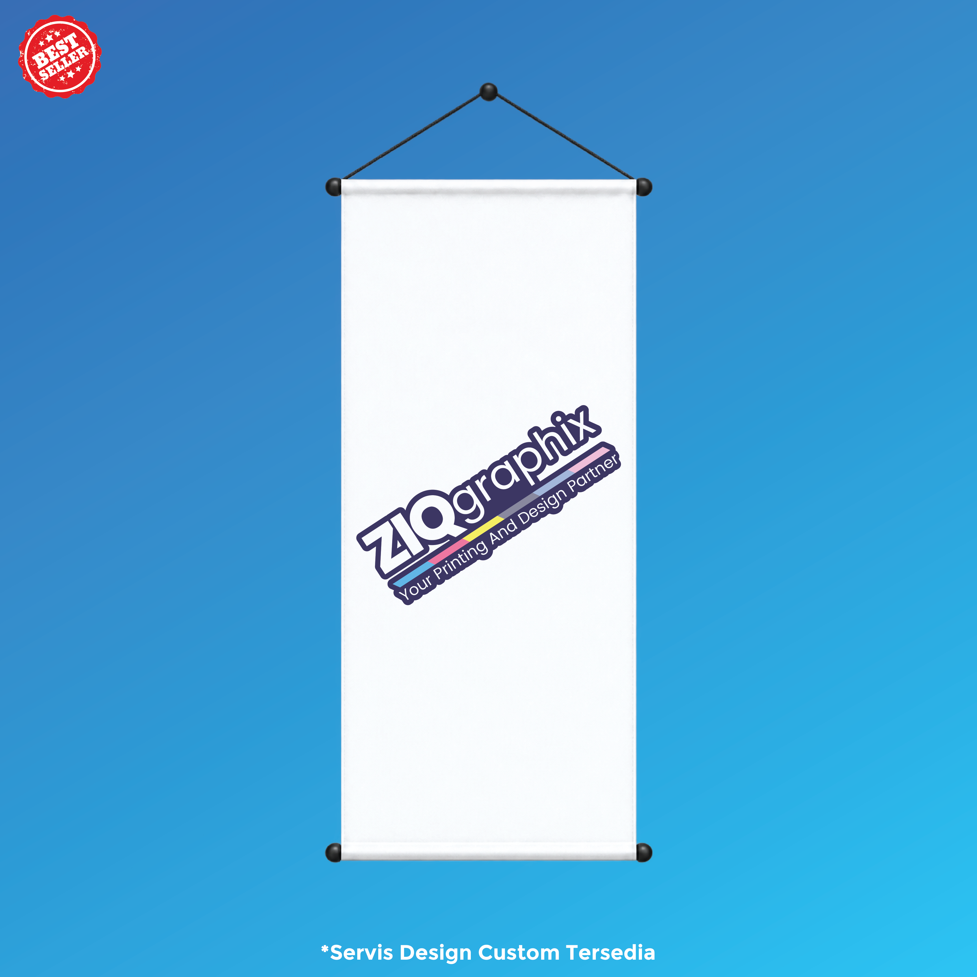 Bunting promosi ZIQgraphix