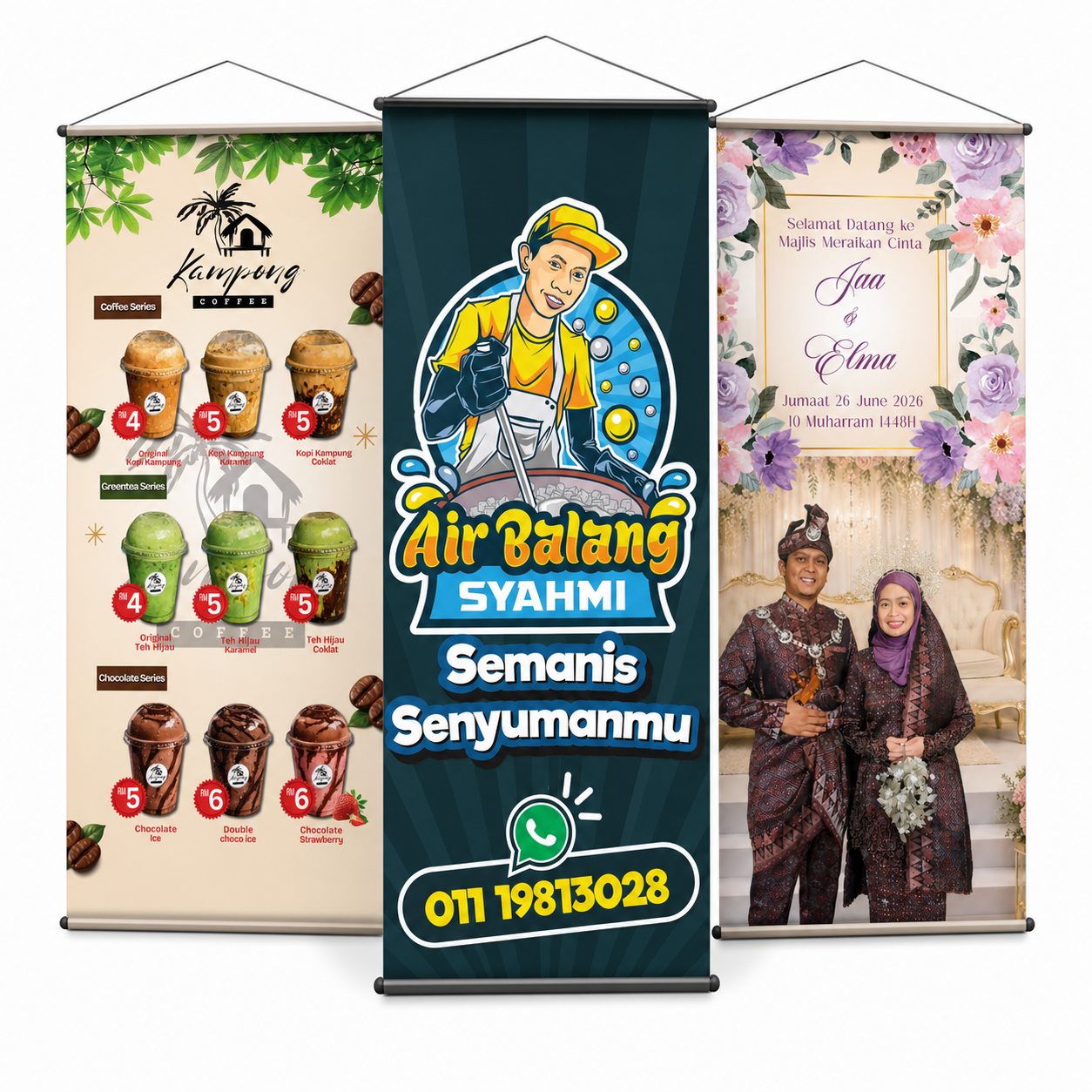 Contoh bunting ZIQgraphix