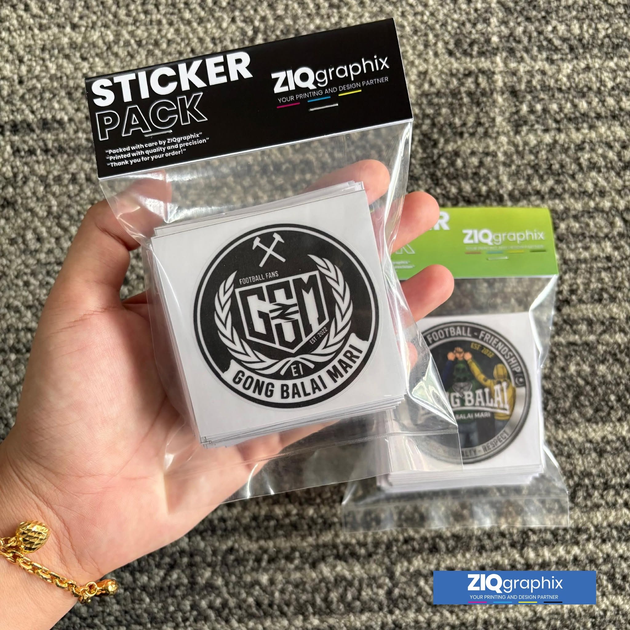 Sticker Siap Berbungkus