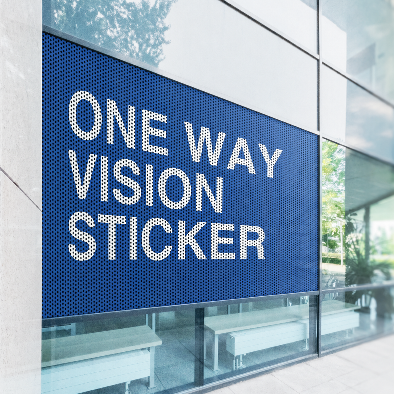 One Way Vision Sticker